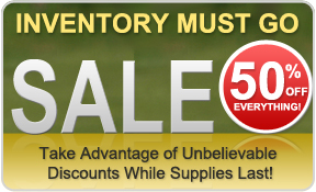 50% OFF Select Inventory