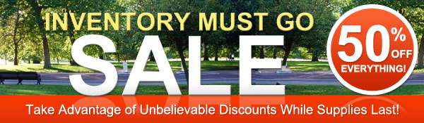 Inventory Blowout 50% OFF Sale!