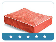 Dog Eared Pet Bed - Persimmon