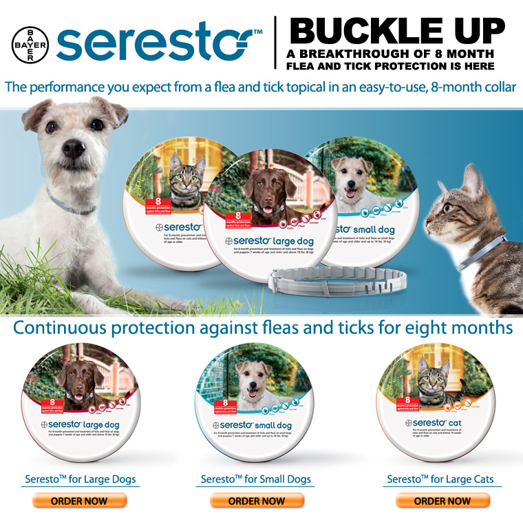 Seresto Flea & Tick Collar for Cats & Dogs