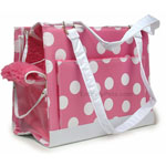 Petmate SS Carrier Pampered Pink/Polka Dots - SMALL