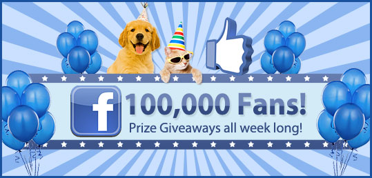 Facebook 100,000 Fans Celebration