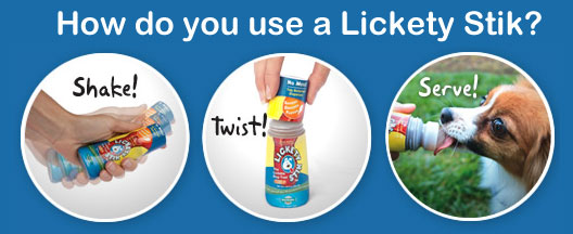 How do you use a Lickety Stik?
