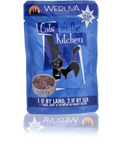 Weruva Cats in the Kitchen Pouch-1 If By Land 2 If By Sea