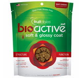 Fruitables BioActive Soft & Glossy Coat Dog Treats